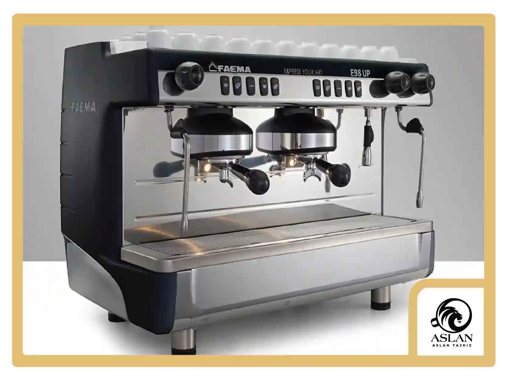اسپرسوساز صنعتی استوک برای کافه‌ها و رستوران‌ها (aslantajhiz.com)