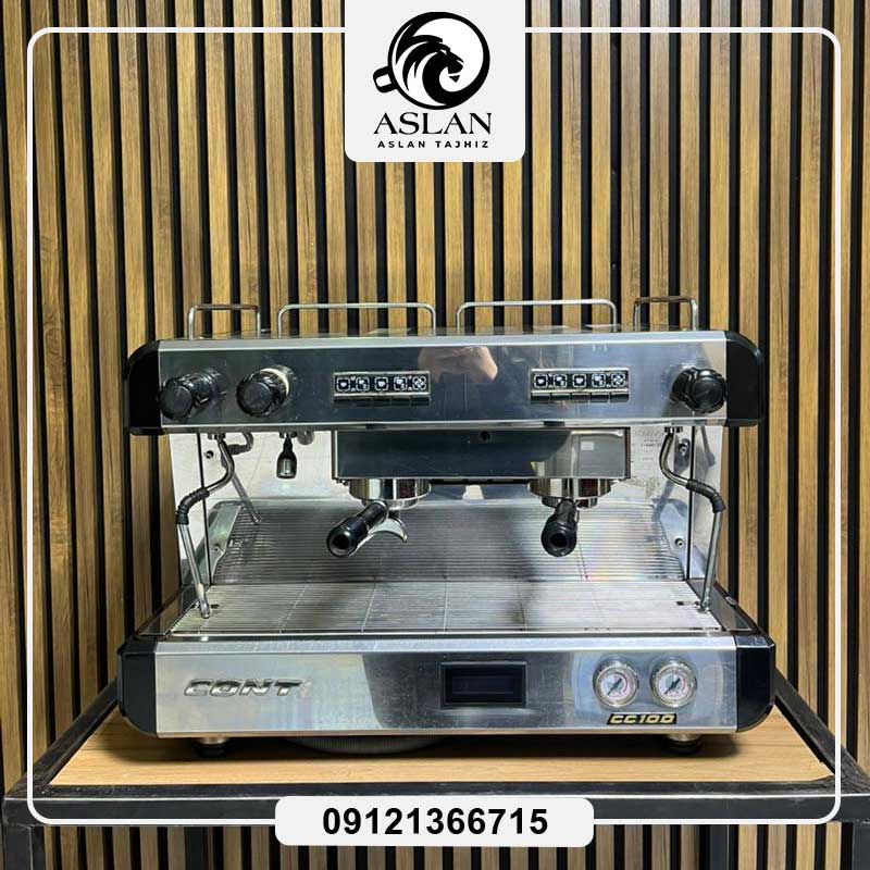 اسپرسوساز کنتی اتومات دو گروپ CONTI CC100 2018 (کارکرده)