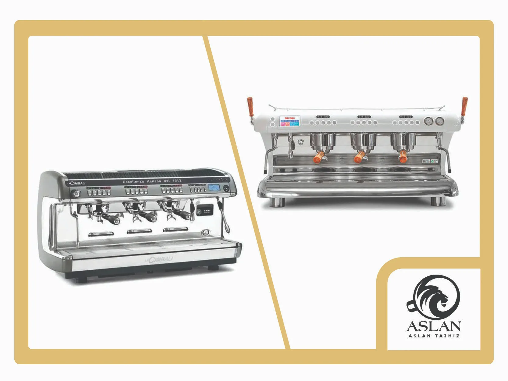 تفاوت اسپرسو ساز سه گروپ دست دوم با مدل نو (aslantajhiz.com)
